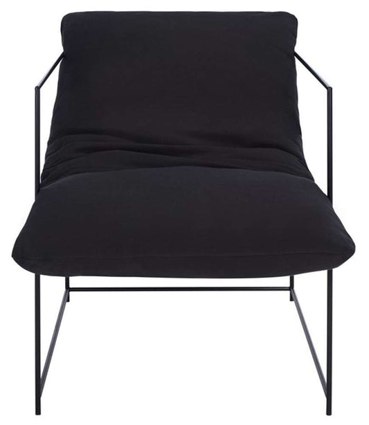 Safavieh - Portland Pillow Top Acct Chair - Black - Black - ACH4511B veiw 1