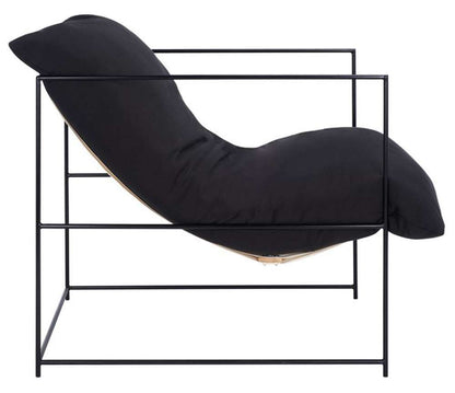 Safavieh - Portland Pillow Top Acct Chair - Black - Black - ACH4511B veiw 4