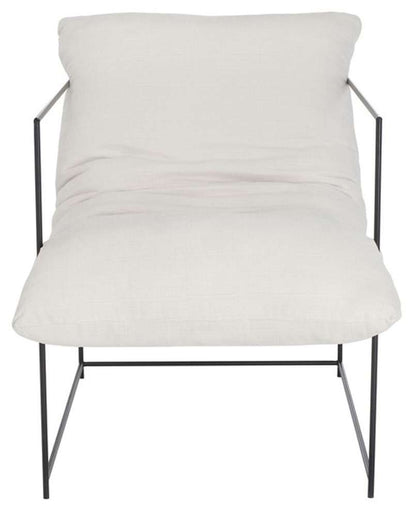 Safavieh - Portland Pillow Top Acct Chair - Ivory - Black - ACH4511A veiw 1