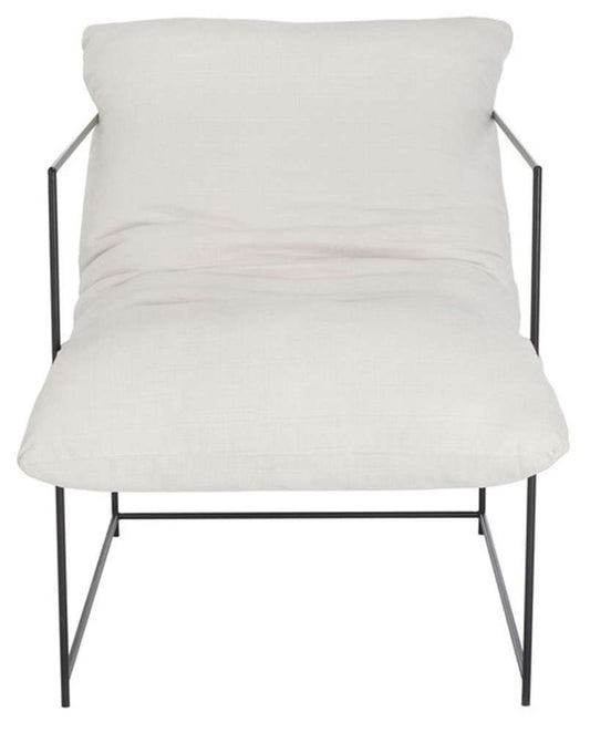 Safavieh - Portland Pillow Top Acct Chair - Ivory - Black - ACH4511A veiw 1