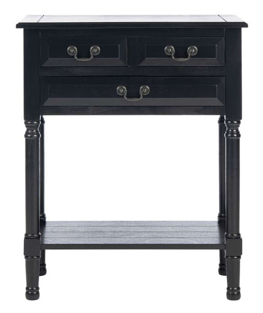 Safavieh - Primrose 3 Dwr Console Table - Black - CNS5707B veiw 1