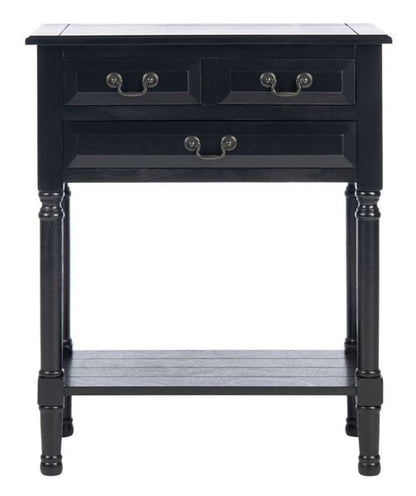 Safavieh - Primrose 3 Dwr Console Table - Black - CNS5707B veiw 1