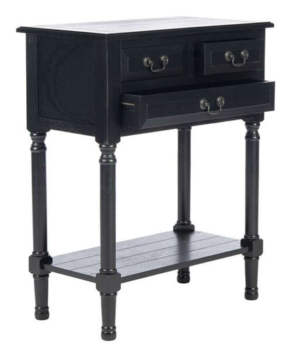 Safavieh - Primrose 3 Dwr Console Table - Black - CNS5707B veiw 3