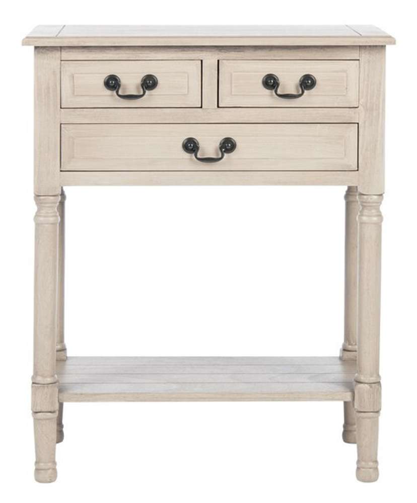 Safavieh - Primrose 3 Dwr Console Table - Greige - CNS5707D veiw 1