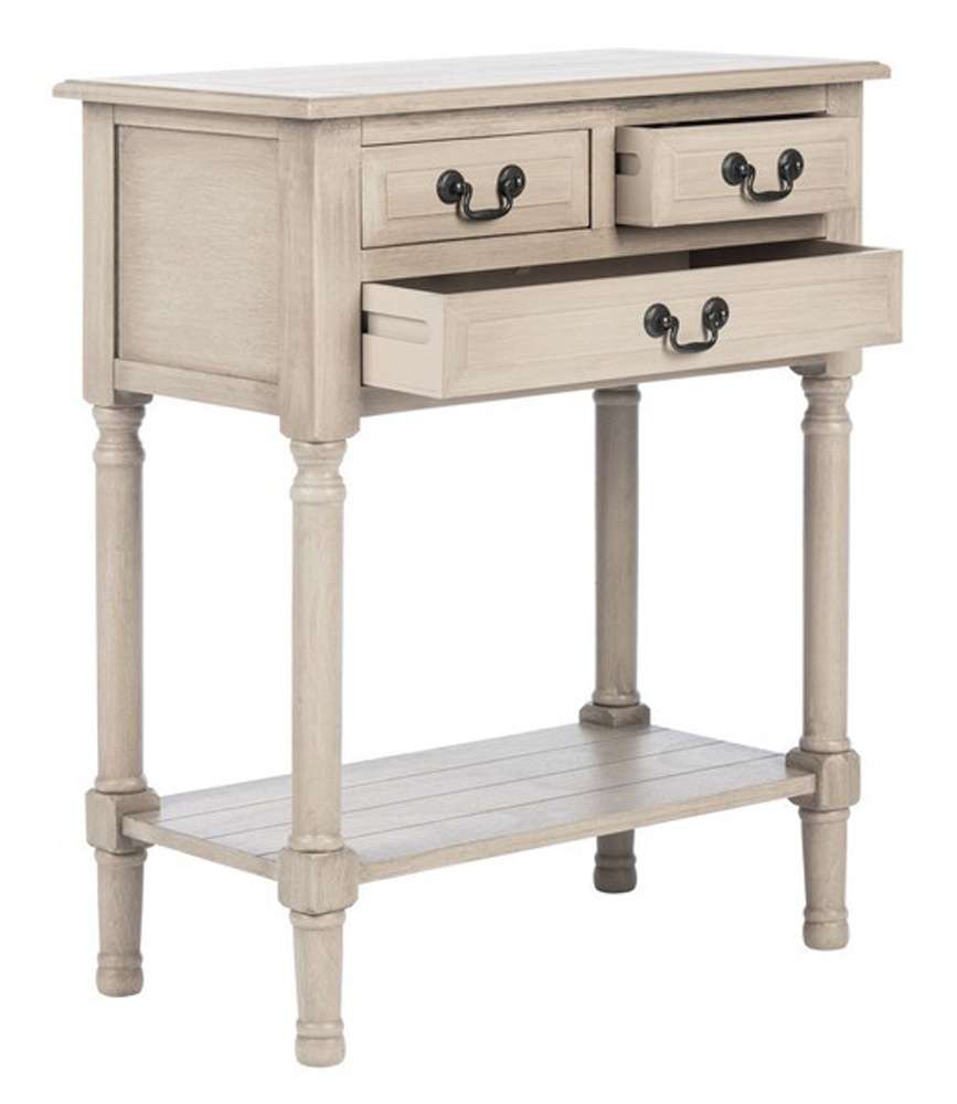 Safavieh - Primrose 3 Dwr Console Table - Greige - CNS5707D veiw 3