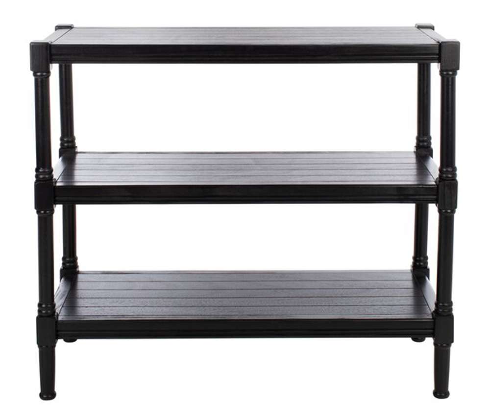 Safavieh - Rafiki 3 Shelf Console - Black - CNS5715B veiw 1