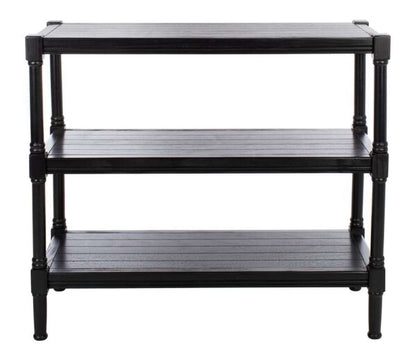 Safavieh - Rafiki 3 Shelf Console - Black - CNS5715B veiw 1