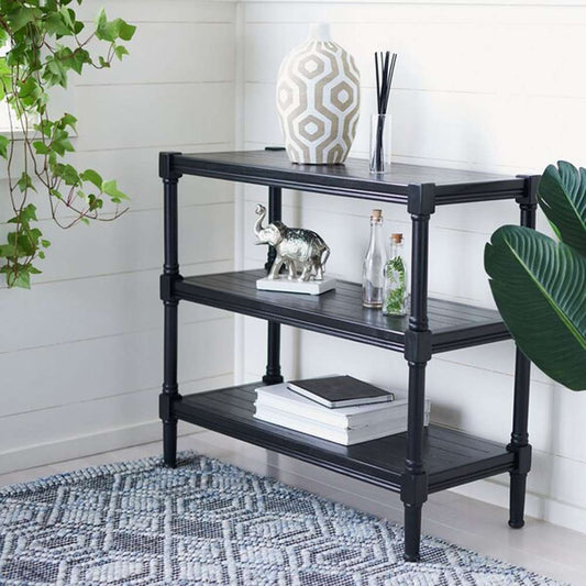 Safavieh - Rafiki 3 Shelf Console - Black - CNS5715B veiw 2