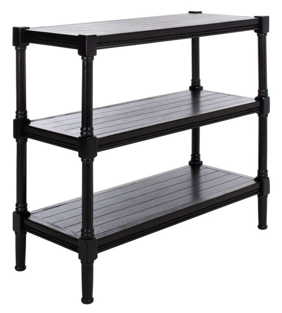 Safavieh - Rafiki 3 Shelf Console - Black - CNS5715B veiw 3
