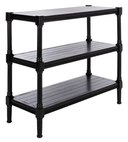 Safavieh - Rafiki 3 Shelf Console - Black - CNS5715B veiw 3