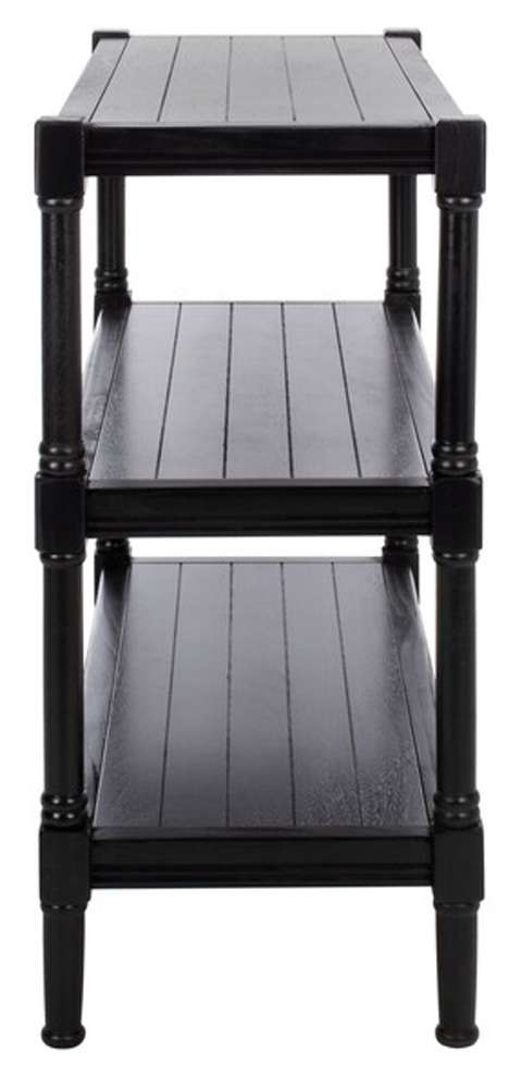 Safavieh - Rafiki 3 Shelf Console - Black - CNS5715B veiw 4