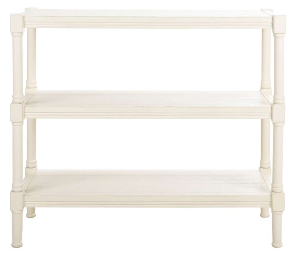 Safavieh - Rafiki 3 Shelf Console - Distressed White  - CNS5715A veiw 1