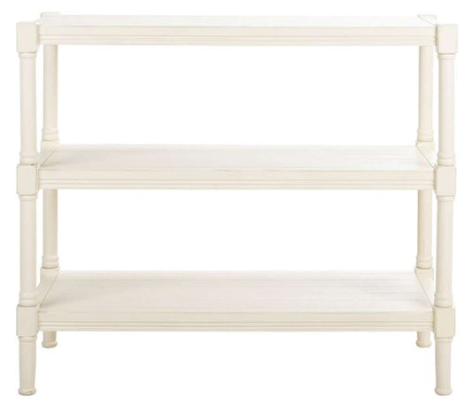 Safavieh - Rafiki 3 Shelf Console - Distressed White  - CNS5715A veiw 1