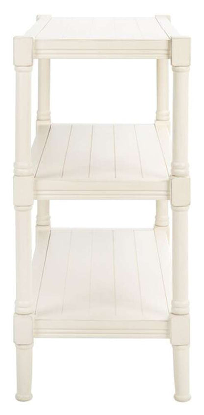 Safavieh - Rafiki 3 Shelf Console - Distressed White  - CNS5715A veiw 3