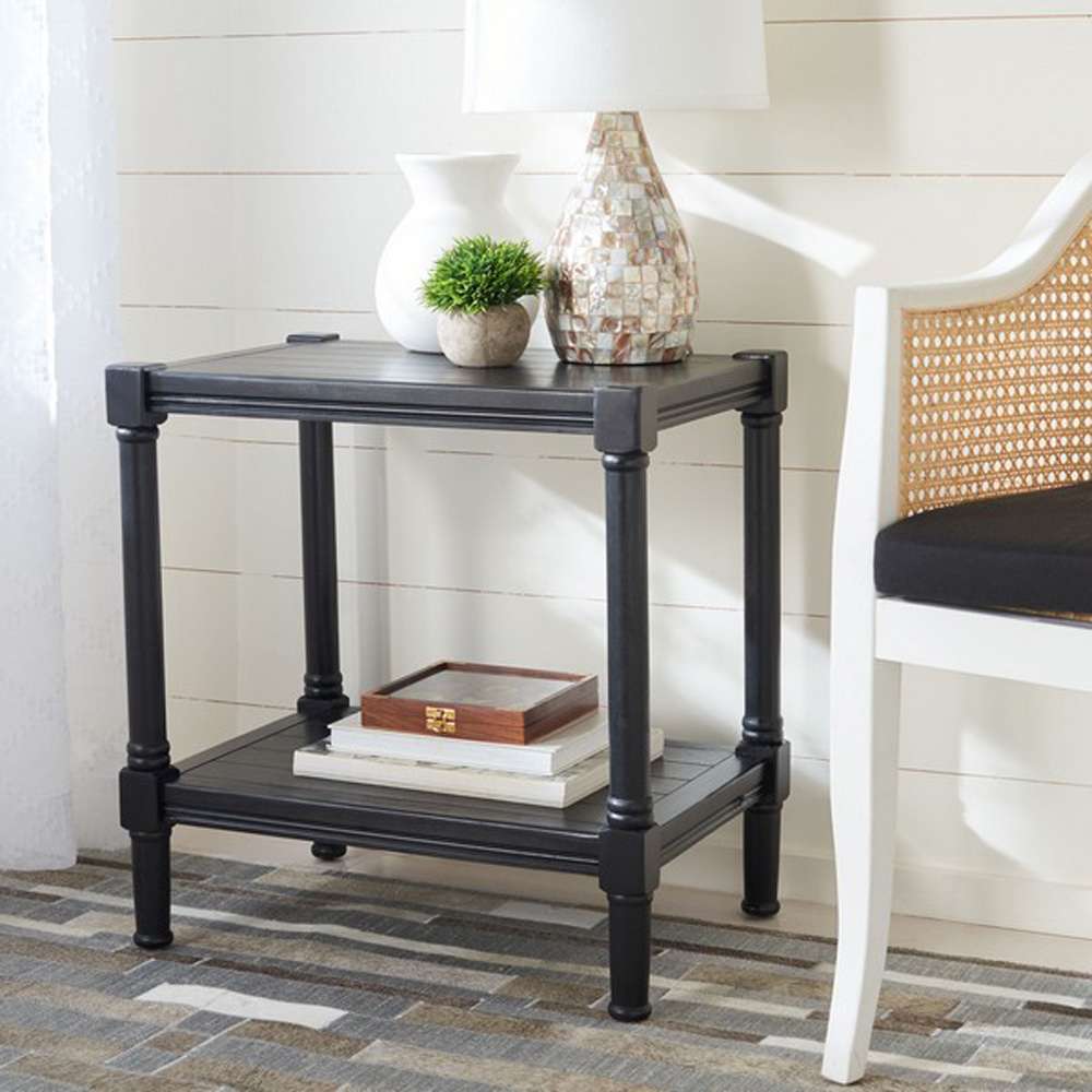 Safavieh - Rafiki Rect Accent Table - Black - ACC5710B veiw 2