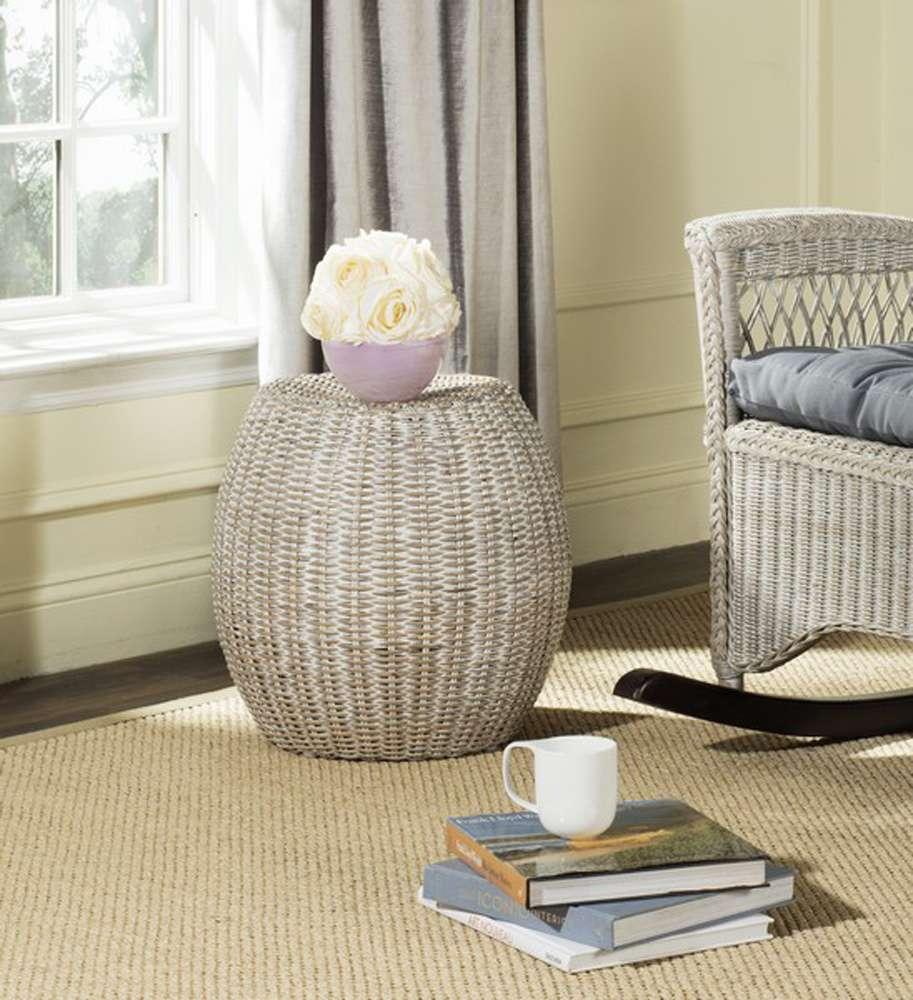 Safavieh - Remi Stool - Antique - Grey - SEA8022B veiw 2