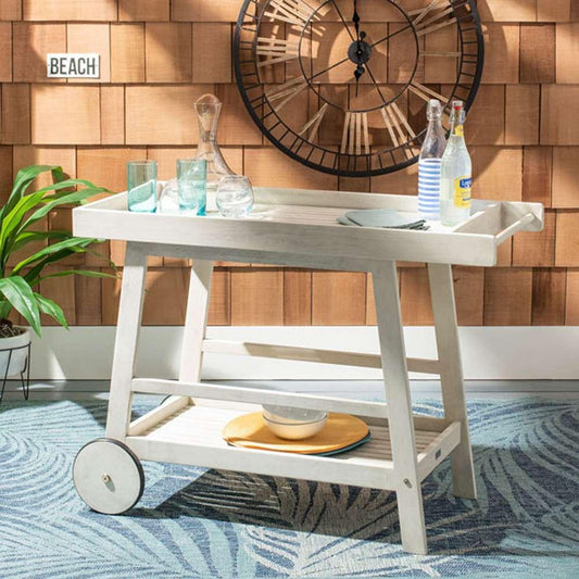 Safavieh - Renzo Bar Cart - White - PAT7032C veiw 2