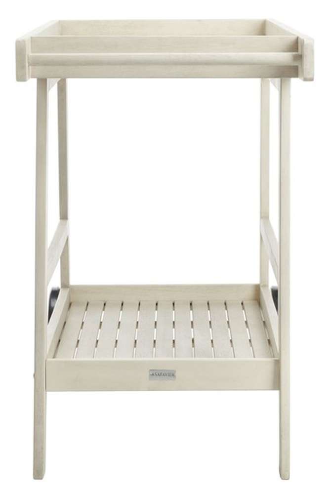 Safavieh - Renzo Bar Cart - White - PAT7032C veiw 4