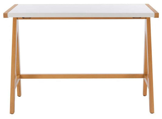 Safavieh - Ripley Desk - Oak - White - DSK5001A veiw 1