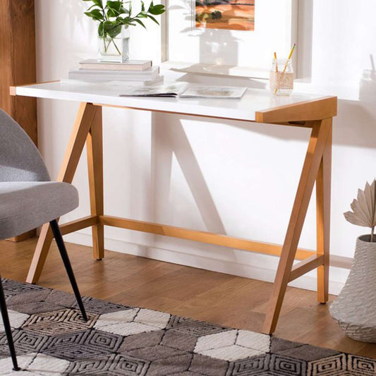 Safavieh - Ripley Desk - Oak - White - DSK5001A veiw 2