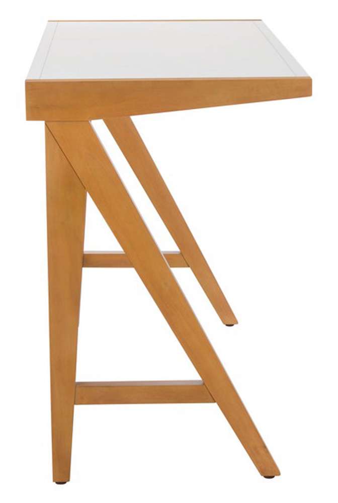Safavieh - Ripley Desk - Oak - White - DSK5001A veiw 3