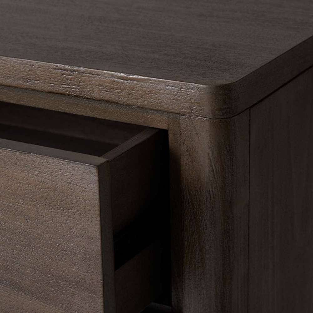Safavieh - Rosey 3 Drawer Wood Nightstand - Light Brown - SFV7701B veiw 2