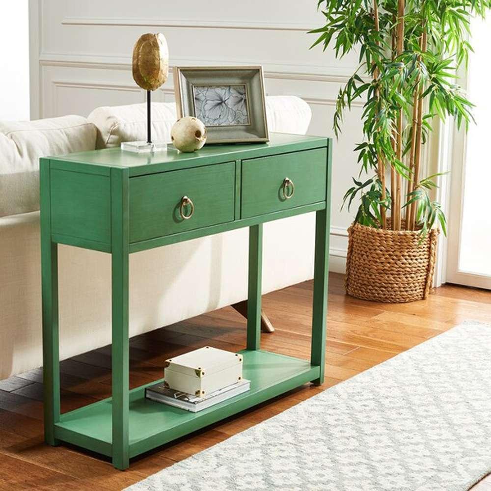 Safavieh - Sadie Console Table - Turquoise - CNS9200C veiw 3