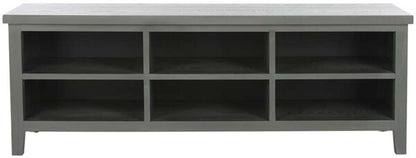 Safavieh - Saide 6 Shelf Media Stand - Ash Grey - AMH6525B veiw 1