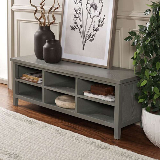 Safavieh - Saide 6 Shelf Media Stand - Ash Grey - AMH6525B veiw 2