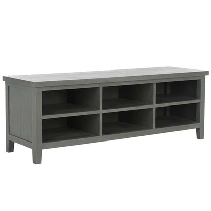 Safavieh - Saide 6 Shelf Media Stand - Ash Grey - AMH6525B veiw 3