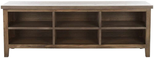 Safavieh - Saide 6 Shelf Media Stand - Oak - AMH6525C veiw 1