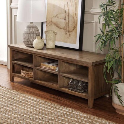 Safavieh - Saide 6 Shelf Media Stand - Oak - AMH6525C veiw 2