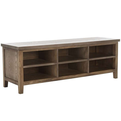 Safavieh - Saide 6 Shelf Media Stand - Oak - AMH6525C veiw 3
