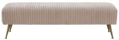 Safavieh - Salome Bench - Almond - Antique Brass - KNT7041C veiw 1
