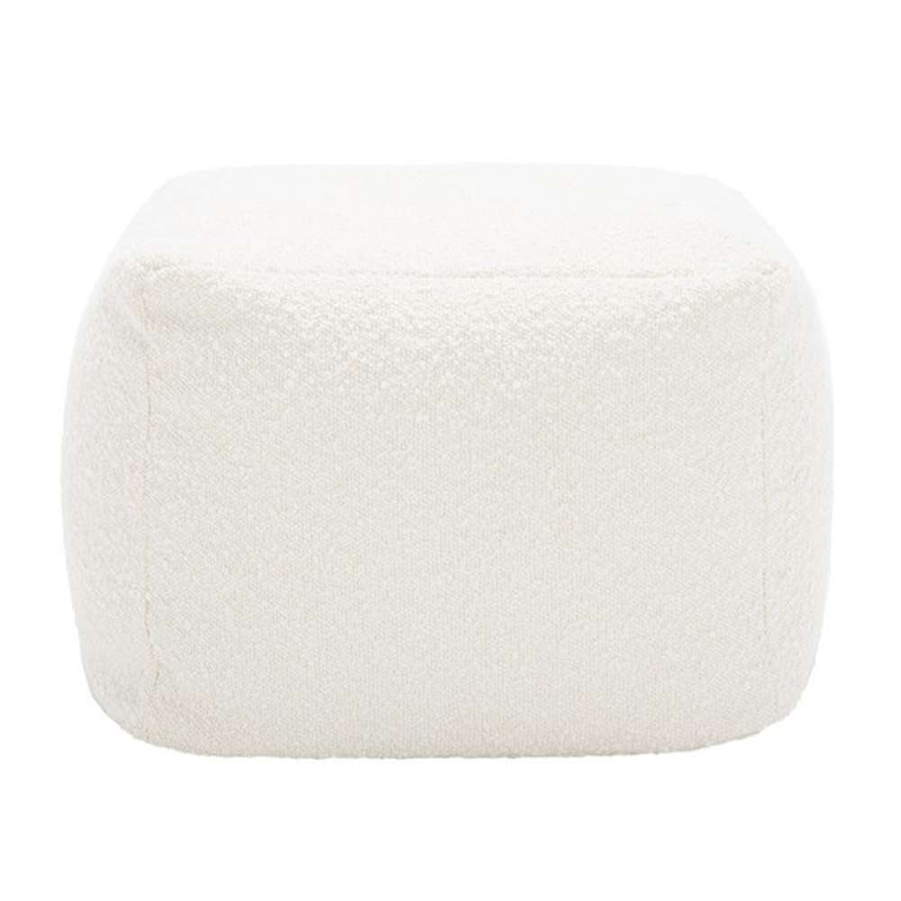 Safavieh - Samuels Boucle Pouf - Ivory - SFV5041A veiw 1