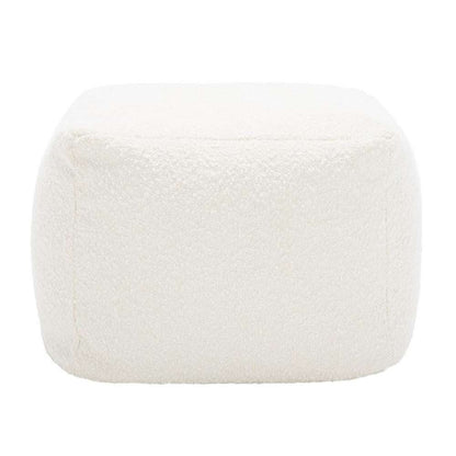 Safavieh - Samuels Boucle Pouf - Ivory - SFV5041A veiw 1