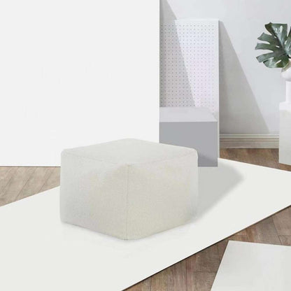 Safavieh - Samuels Boucle Pouf - White - SFV5041C veiw 3