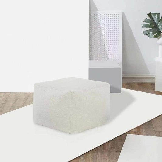 Safavieh - Samuels Boucle Pouf - White - SFV5041C veiw 3
