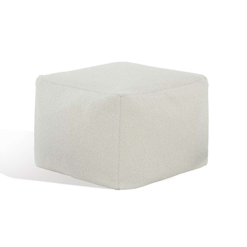 Safavieh - Samuels Boucle Pouf - White - SFV5041C veiw 4