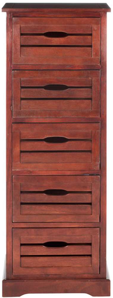 Safavieh - Sarina Cabinet - Dark Cherry - AMH5714D veiw 1