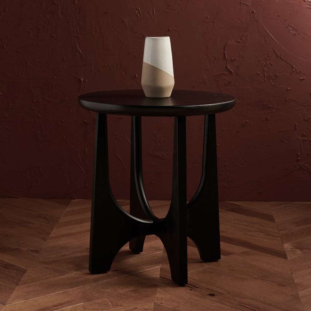 Safavieh - Sasha Wood Accent Table - Black - SFV2129B veiw 3