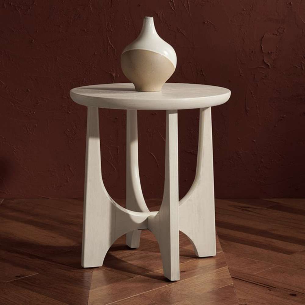 Safavieh - Sasha Wood Accent Table - White Washed - SFV2129A veiw 3