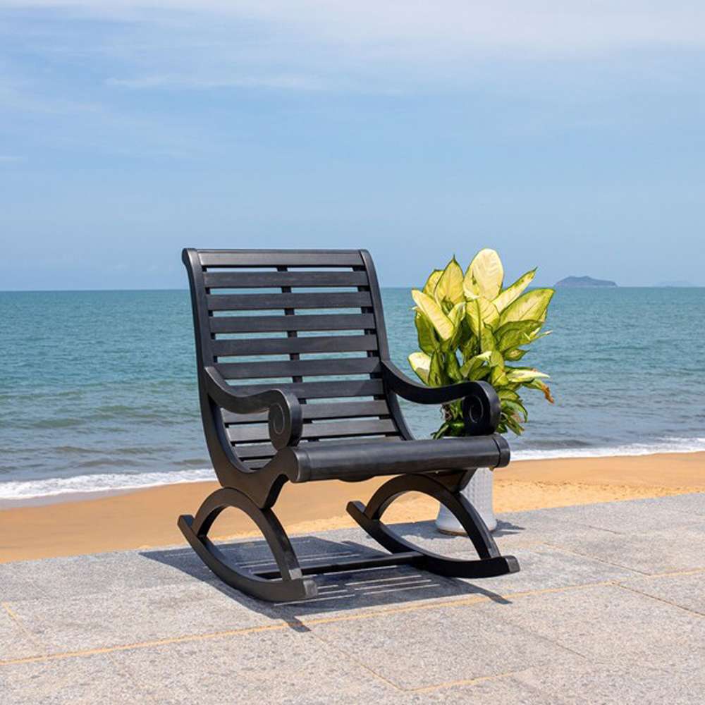 Safavieh - Sonora Rocking Chair - Black - PAT7016D veiw 2