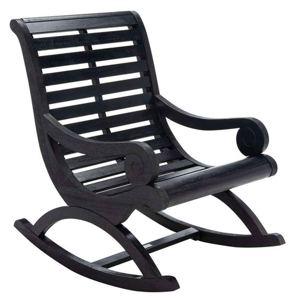 Safavieh - Sonora Rocking Chair - Black - PAT7016D veiw 4