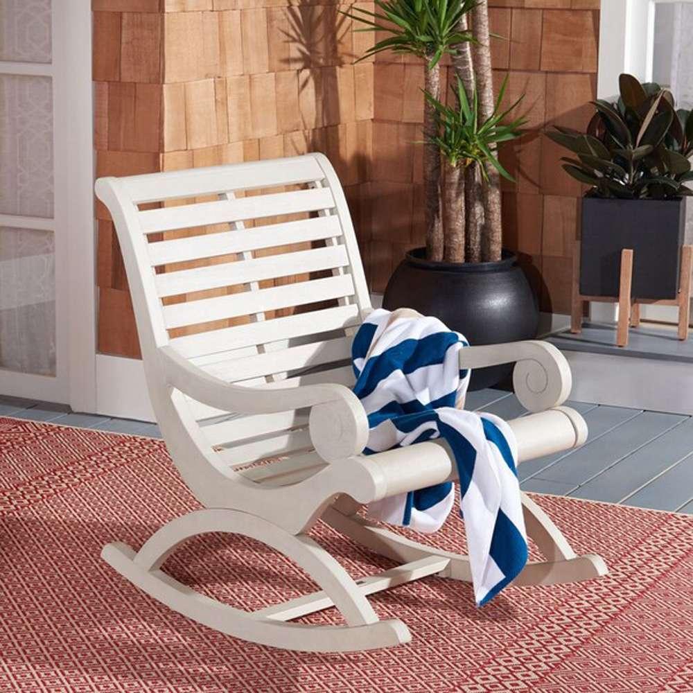 Safavieh - Sonora Rocking Chair - White - PAT7016C veiw 3