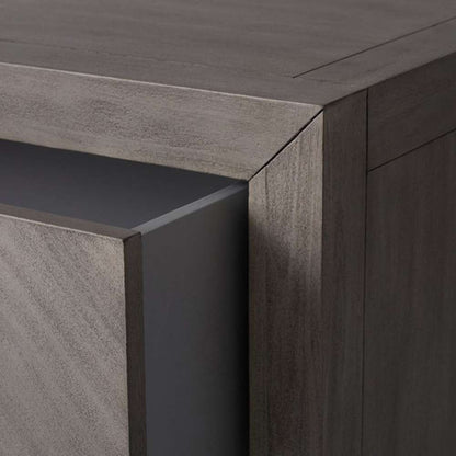 Safavieh - Steve 2 Drawer Wood Nightstand - Light Grey - SFV7700C veiw 2