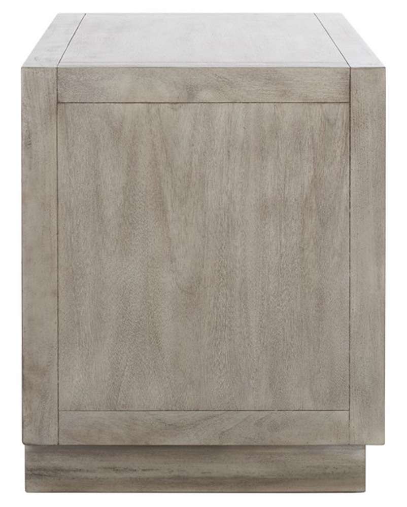 Safavieh - Steve 2 Drawer Wood Nightstand - Light Grey - SFV7700C veiw 5