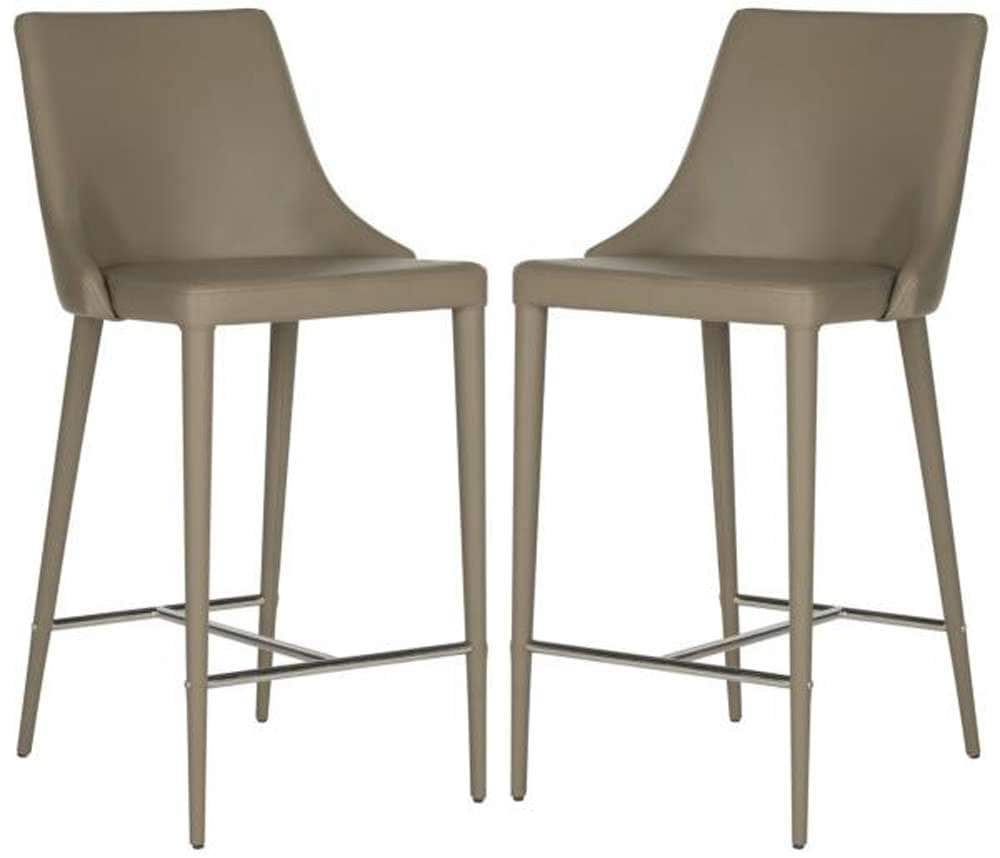 Safavieh - Summerset Counter Stool - Taupe  (Set of 2) - FOX2017E-SET2 veiw 1