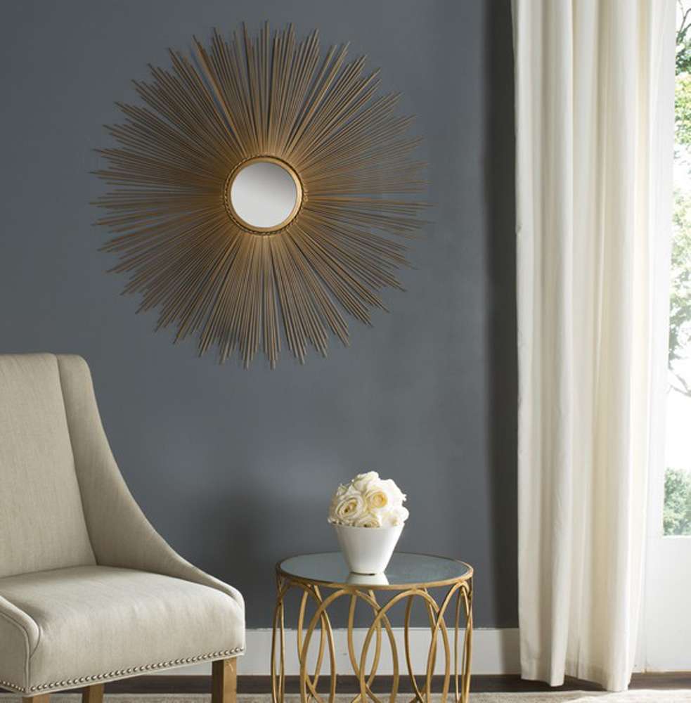 Safavieh - Sun Burst Mirror - Gold - MIR3002B veiw 2
