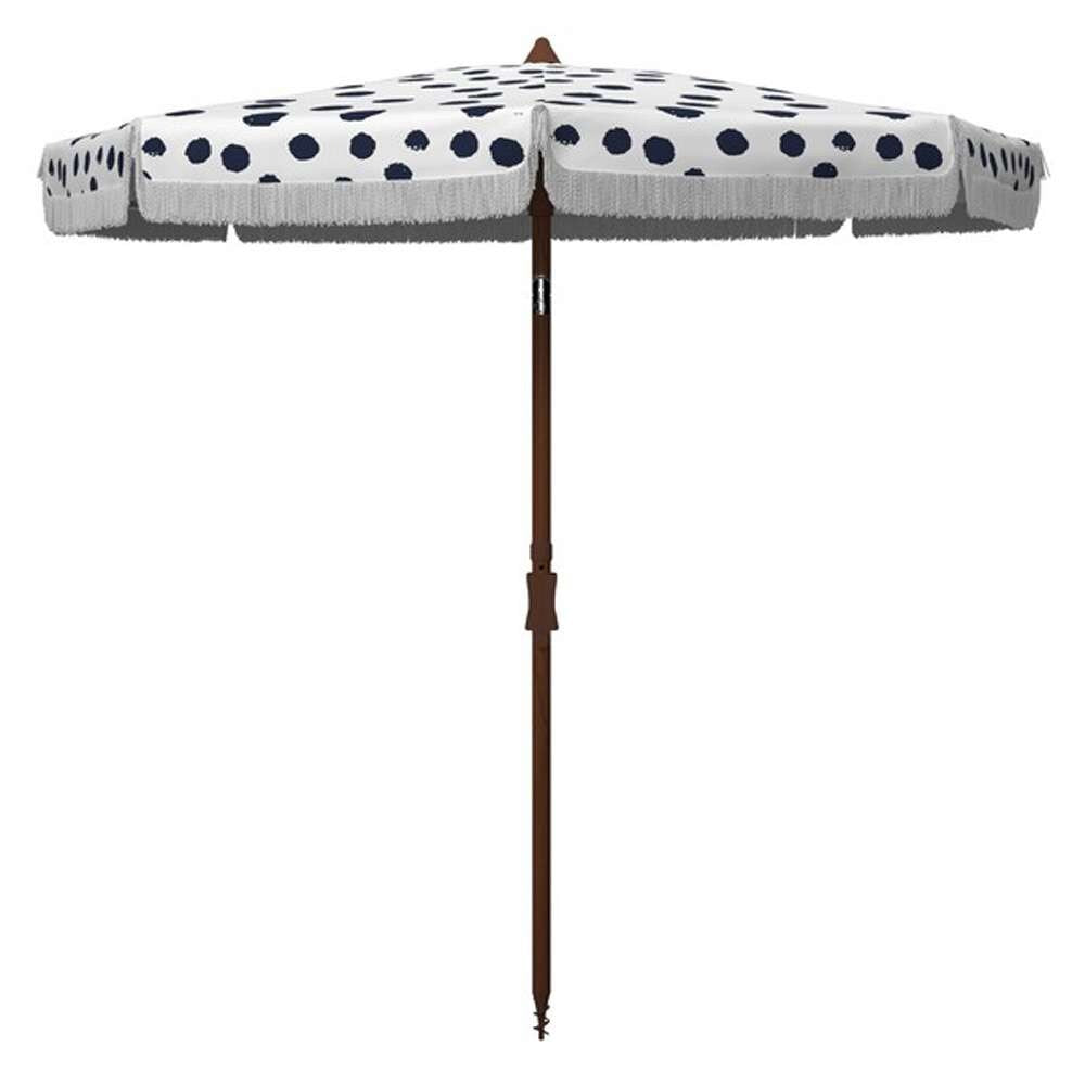 Safavieh - Sydney 6.5 Beach Umbrella - Navy - White - PAT8502B veiw 1